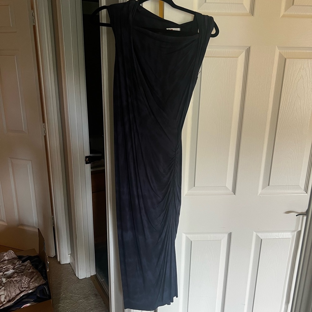 Michelle Jonas Dress. Navy Blue